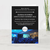 Budget Conference Evenement Zakelijk Vergaderschem Programma (Voorkant)