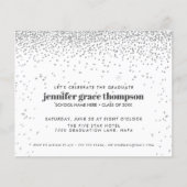 BUDGET Confetti Silver White Graduparty (Voorkant)