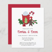 Budget Cookies en Cacao Kerst Feest (Voorkant / Achterkant)