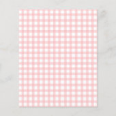 Budget Coquette Cherry Eerste Verjaardag Uitnodigi (Achterkant)