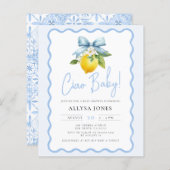 Budget Coquette Lemon Ciao Baby Wavy Baby shower (Voorkant / Achterkant)