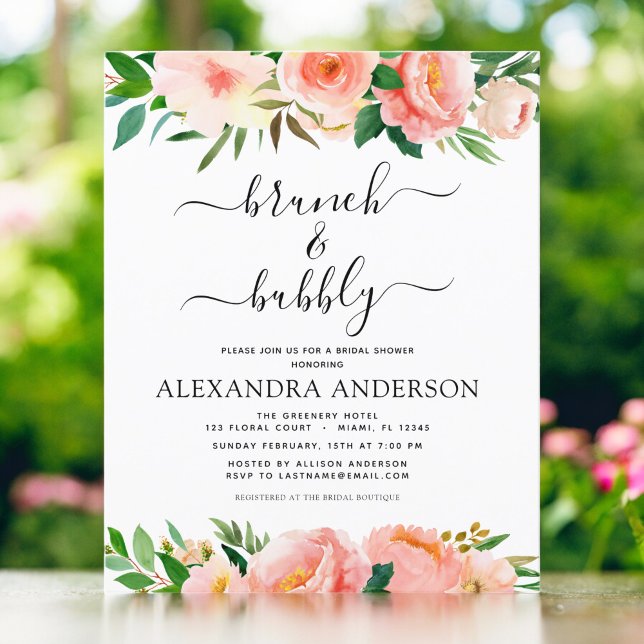 Budget Coral Peach Brunch & Bubble Vrijgezellenfee (Creator heeft geüpload)