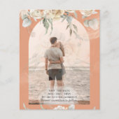 BUDGET Coral Terracotta Pampas Grass Wedding (Voorkant)