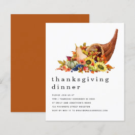 Budget Cornucopia Sunflower Thanksgiving
