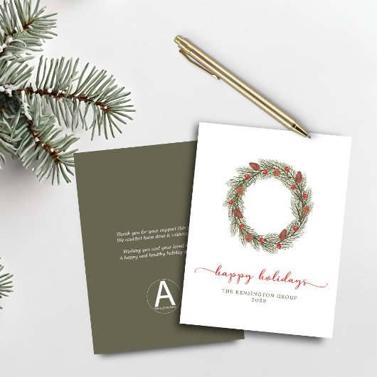 Budget Corporate Prettige feestdagen Wreath