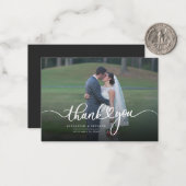 Budget Couple Weddenschap Foto script Hartelijk da Notitiekaartje (Voorkant / Achterkant in situ)