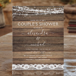 Budget Couple's Shower Rustic Farmhouse
