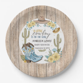Budget cowboy Bleu Yellow Western laarzen vilten p Papieren Bordje