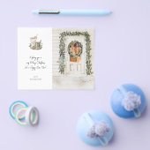 Budget Cozy Holiday Deuren, Hot Drink & Foto Flyer (Enkel)