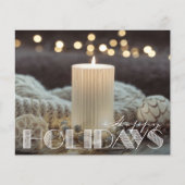 Budget Cozy Prettige feestdagen Kerstmis Kaart (Voorkant)