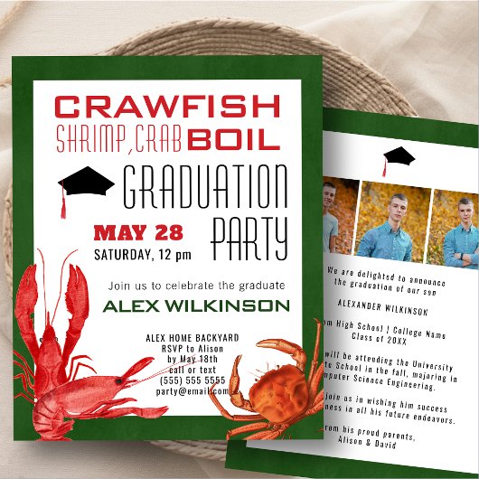 BUDGET Crawfish Boil 3 Foto AFSTUDEERDER Party nod Flyer