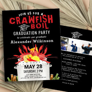 BUDGET Crawfish Boil Afstuderen 3 Foto Uitnodigen