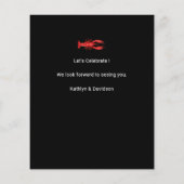 BUDGET Crawfish Boil I DO Verloving Invitation (Achterkant)