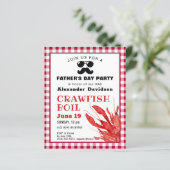 BUDGET Crawfish Boil Party - Uitnodiging voor Vade (Staand voorkant)