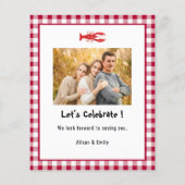 BUDGET Crawfish Boil Party - Uitnodiging voor Vade (Achterkant)