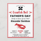 BUDGET Crawfish Boil Party - Uitnodiging voor Vade (Voorkant)