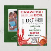 BUDGET Crawfish Boil Verloving 4 Fotouitnodiging (Voorkant / Achterkant)