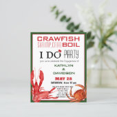 BUDGET Crawfish Boil Verloving 4 Fotouitnodiging (Staand voorkant)