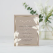 Budget Custom Abby1 Elegant Ivory Pampas Grass (Staand voorkant)