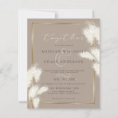 Budget Custom Abby1 Elegant Ivory Pampas Grass (Voorkant)