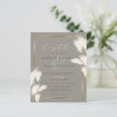 Budget Custom Abby3 Elegant Ivoor Pampas Grass (Staand voorkant)