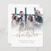 Budget Custom Photo Company Logo Merry Kerstry (Voorkant / Achterkant)