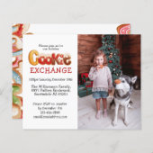 Budget Custom Photo Holiday Cookie Exchange (Voorkant / Achterkant)
