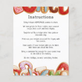 Budget Custom Photo Holiday Cookie Exchange (Achterkant)