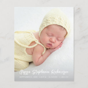 Budget Cute 4 Multi Photo Verti Baby Flyer