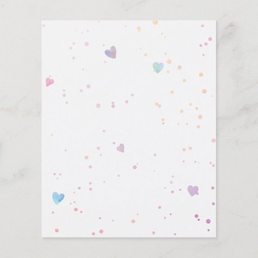 Budget Cute Balloons Pink Gold One Uitnodiging (Achterkant)