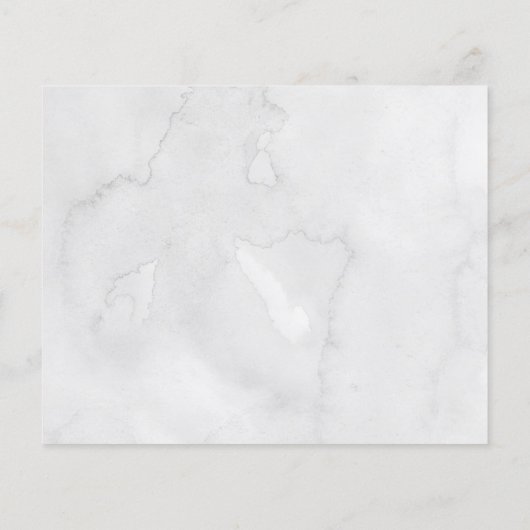 Budget Cute Gray Waterverf Elephant Baby shower (Achterkant)