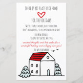 Budget Cute House We hebben Vakantiay Kaart verpla (Voorkant)