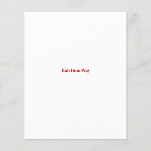 Budget Cute Kerstpap Puppy Santa (Achterkant)