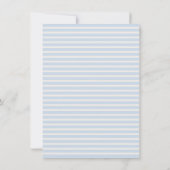 Budget Cute Lamb Baby Boy Shower Uitnodiging (Achterkant)