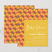 Budget Cute  Lemons Oranje Baby shower (Voorkant / Achterkant)
