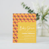 Budget Cute  Lemons Oranje Baby shower (Staand voorkant)