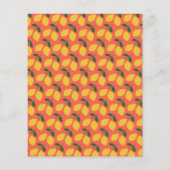 Budget Cute  Lemons Oranje Baby shower (Achterkant)