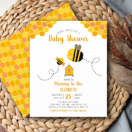 Budget Cute mammie to Bee Baby shower Invitation