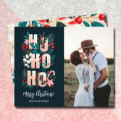 Budget Cute Merry-kerstfotokaarten Flyer