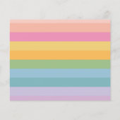 Budget Cute Pastel Stripe Speciaal Stationery (Achterkant)