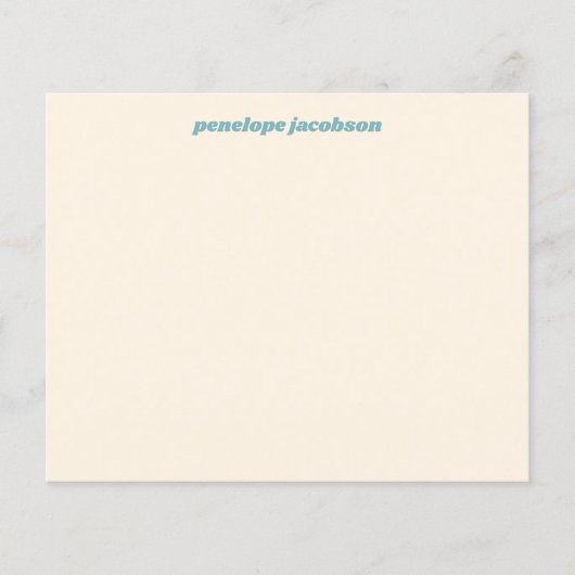 Budget Cute Pastel Stripe Speciaal Stationery (Voorkant)