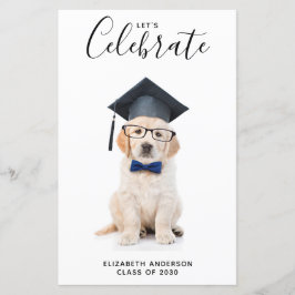 Budget Cute Puppy Afstuderen Uitnodiging tot Afstu