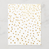 BUDGET Cute Waterverf Unicorn gele uitnodiging (Achterkant)