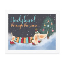 BUDGET Dachshund through the Snow