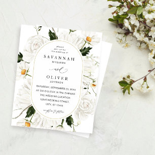 Budget Daisy White Floral Wedding V3