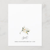 Budget Daisy White Floral Wedding V3 (Achterkant)