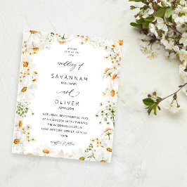 Budget Daisy Witte Bloemen Flyer