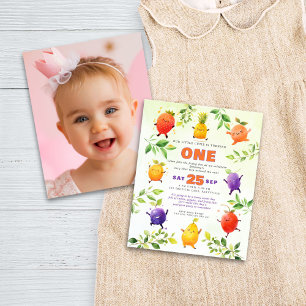 Budget Dancing Fruit 1st Birthday Party Foto