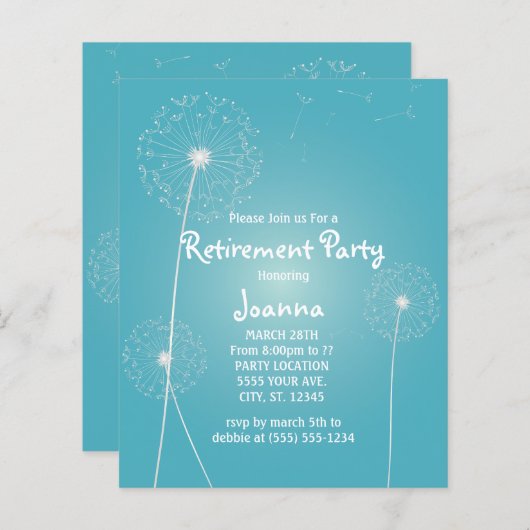 Budget Dandelion (Voorkant / Achterkant)