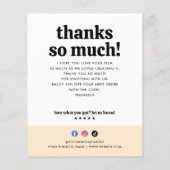 Budget Dank u aankoop Business Order Retro Sun (Achterkant)